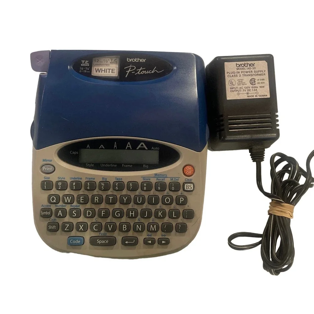 Brother P-Touch PT-1750 Label Thermal Printer w‎ Power Supply AC